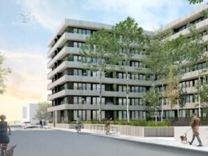 Impressie 108 appartementen Voltage