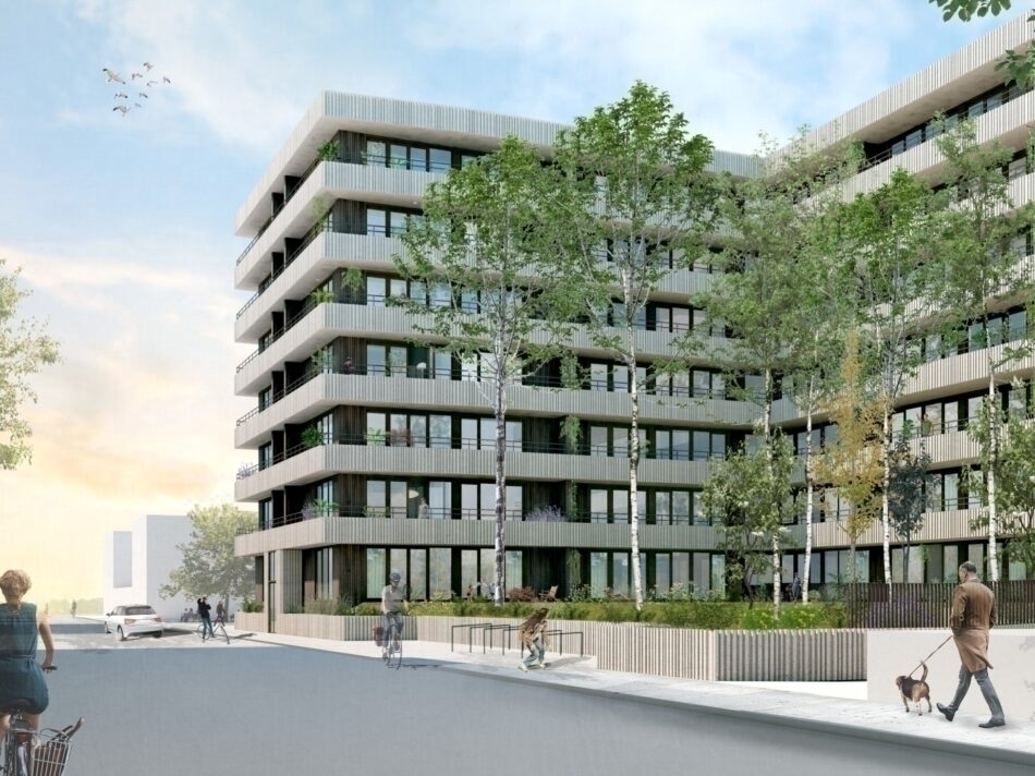 Impressie 108 appartementen Voltage